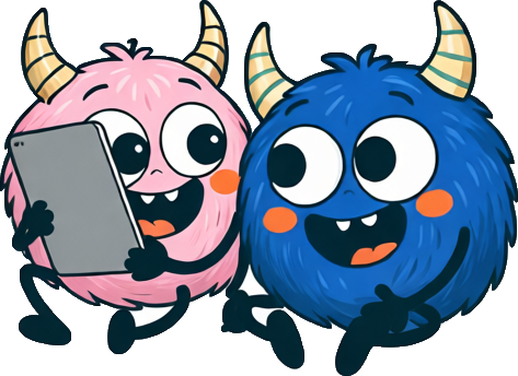 Two Scribble Horns sharing one iPad